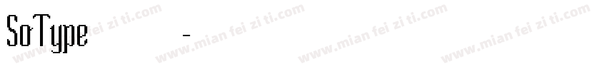 SoType 字体下载字体转换